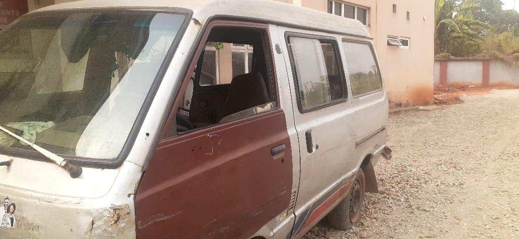 Commercial bus driver set traffic control officer on fire in Edo