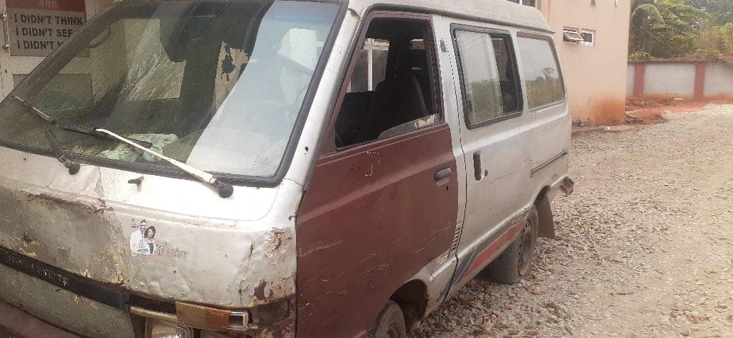 Commercial bus driver set traffic control officer on fire in Edo