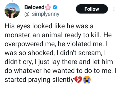 A guy I know raped me while I was drunk - South African lady reveals why she hates partying and drinking alcohol as she shares her harrowing story