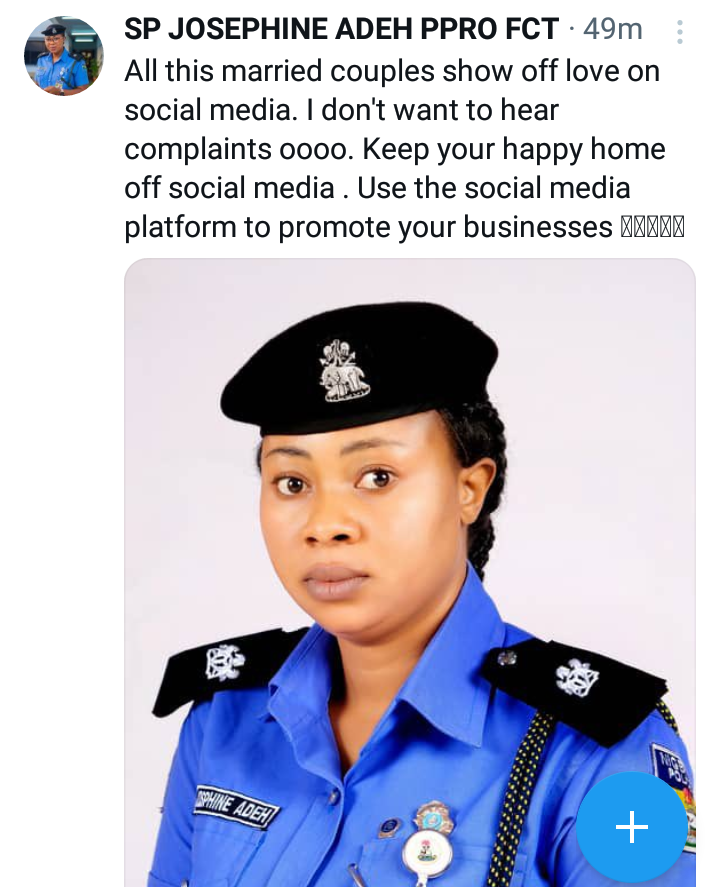 Keep your happy home off social media - FCT police spokesperson advises married couples