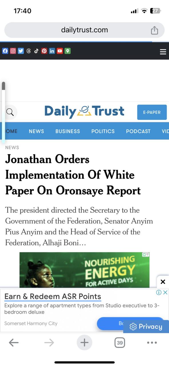 3 Nigerian presidents have implemented Oronaye report. We are jokers in this country - Arise TV
