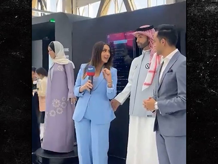 Saudi Arabia’s first ‘male’ robot touches female reporter’s butt