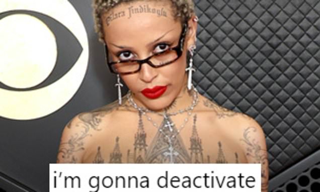 Singer Doja Cat deactivates Instagram account due to the way she is ‘spoken to’ and ‘treated’ on social media