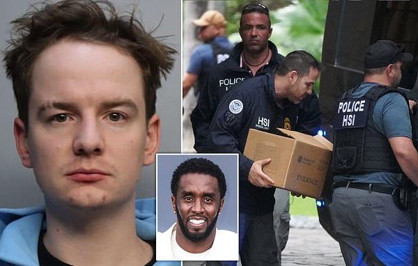 Diddy’s ‘drug mule’ arrested at Miami Airport during raids on his mansions