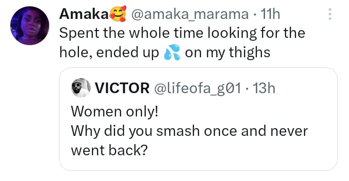 Nigerian ladies reveal the reasons they slept with some men and never went back