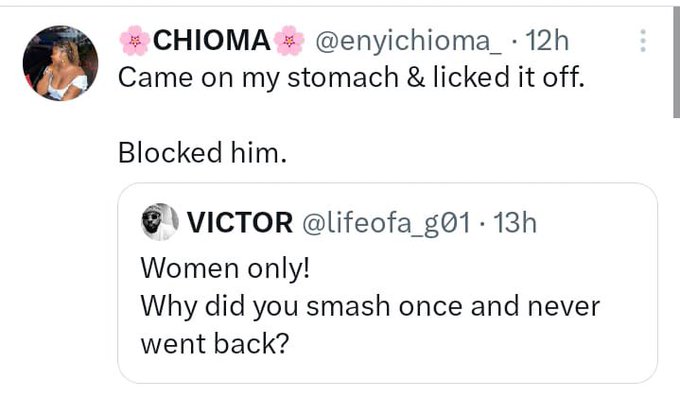 Nigerian ladies reveal the reasons they slept with some men and never went back