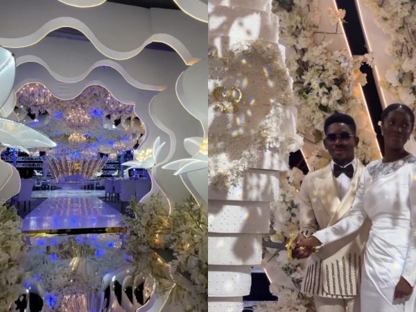 Moses Bliss and wife Marie Wiseborn’s wedding decor and cake stun guests (videos)