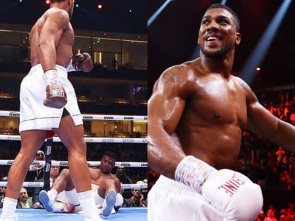 Anthony Joshua obliterates Francis Ngannou with brutal knock out in 2nd round (videos)