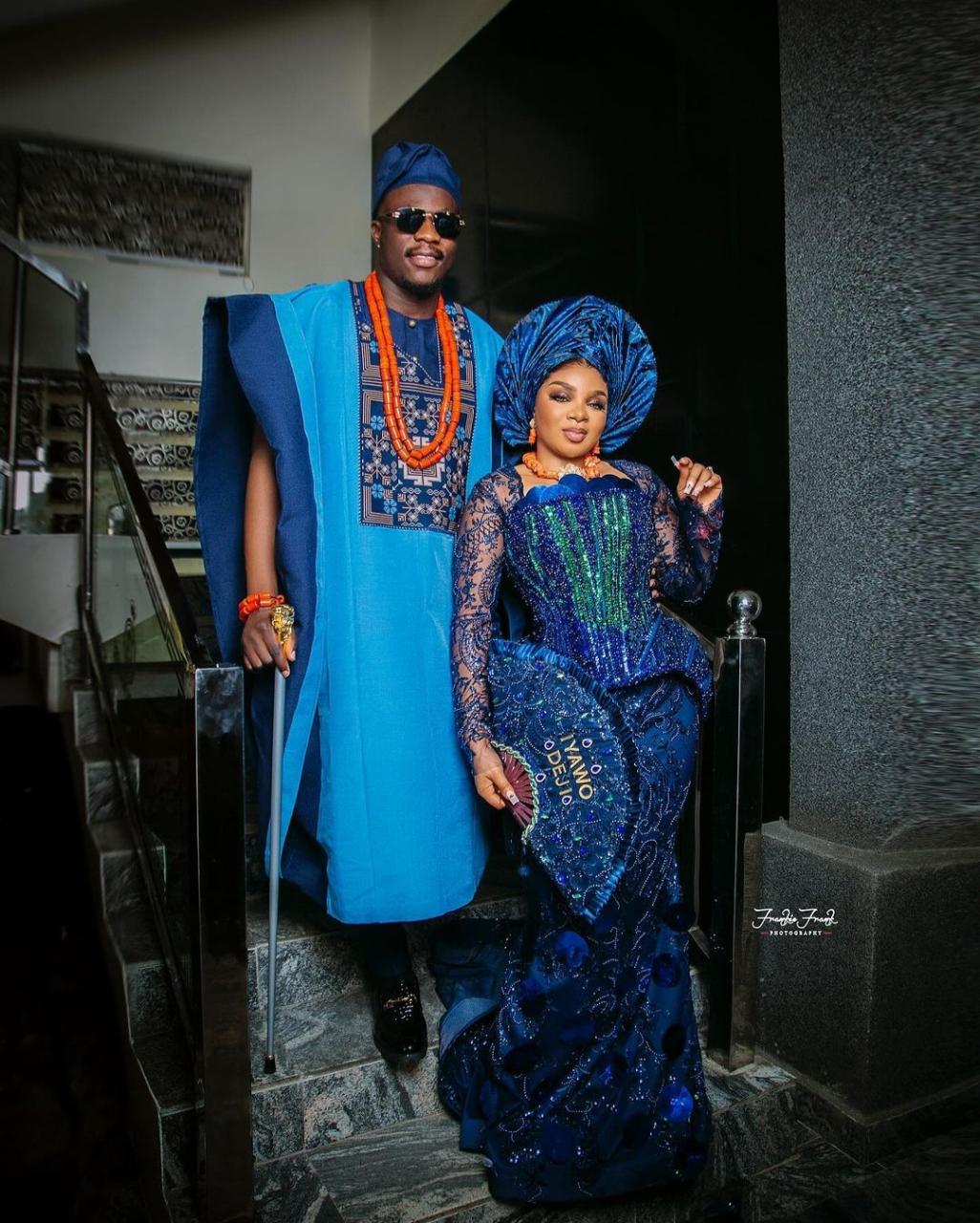 "My husband paid in full and extra" Reality star, Queen Mercy Atang says as she and her daughter go home with her husband (photos)