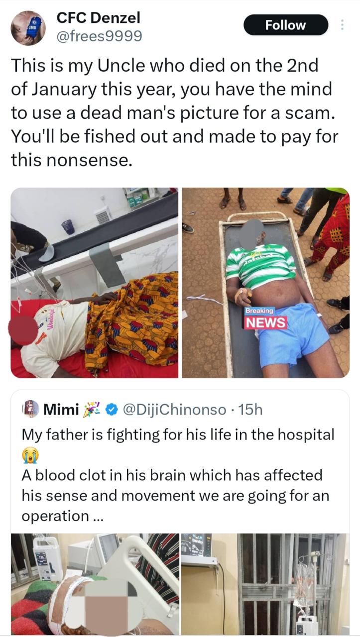 Man who wrongly accused woman of scamming Nigerians with his late uncle