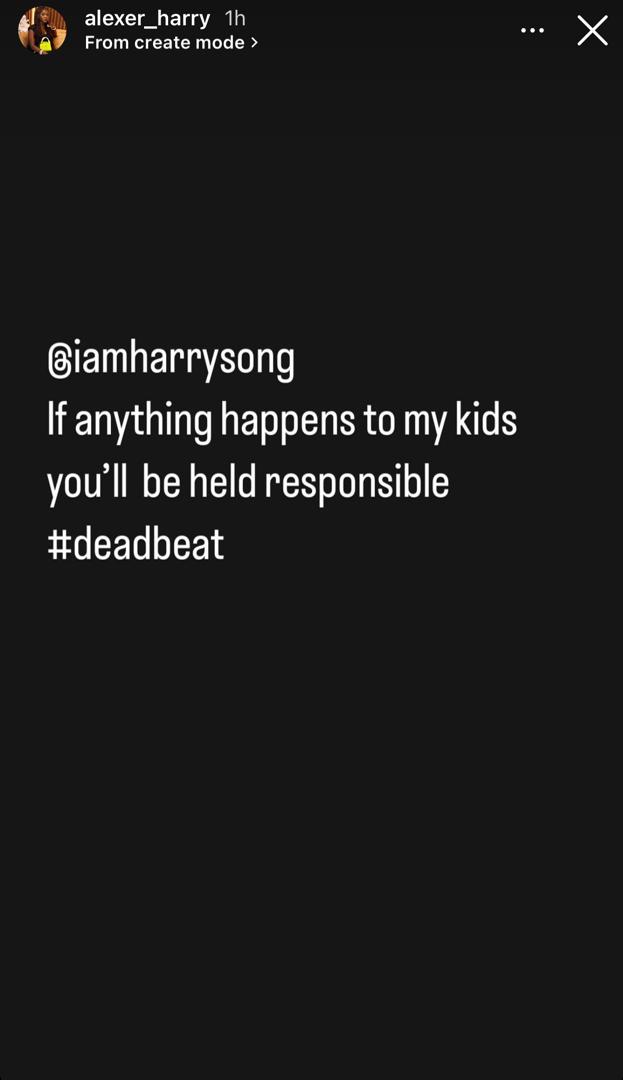If anything happens to my kids, you would be held responsible - Harrysong