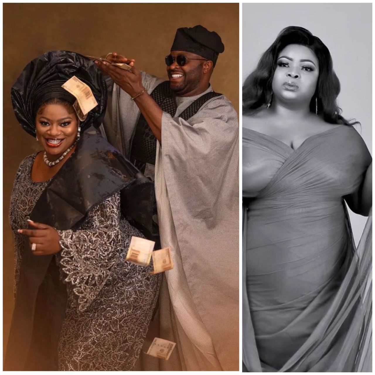 ’You are a hypocrite and evil minded’ – Femi Adebayo’s wife slams Dayo Amusa for calling her husband out over best dressed female award presented to transgender, Bobrisky
