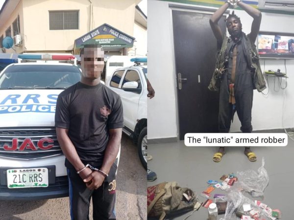Police arrest armed robber who dresses like a lunatic to kidnap and rob victims