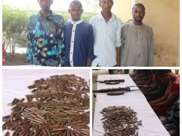 Police arrest four suspects for possession of 295 rounds of AK-47 ammunition in Niger state