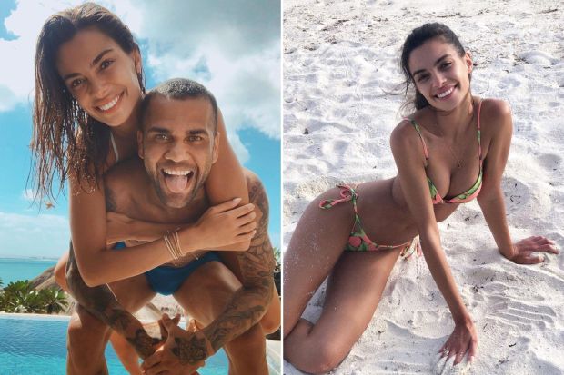 Jailed footballer, Dani Alves’ wife is slammed for saying she would ‘love’ to have her hair pulled and have s3x ‘against a wall’ a week after footballer was convicted of r@pe