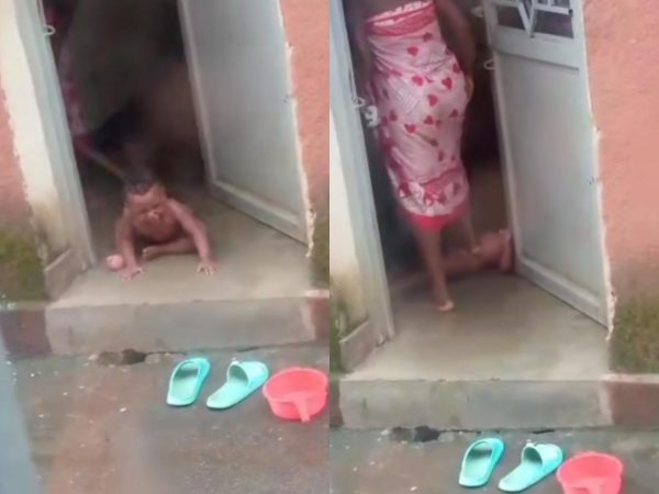 Girl seen beating up a baby with rod and stomping on it in horrific video