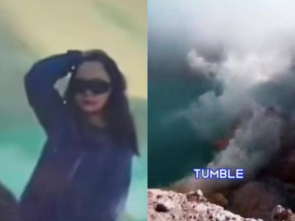 Tourist plunges 250 feet to her death into active volcano while posing for photo