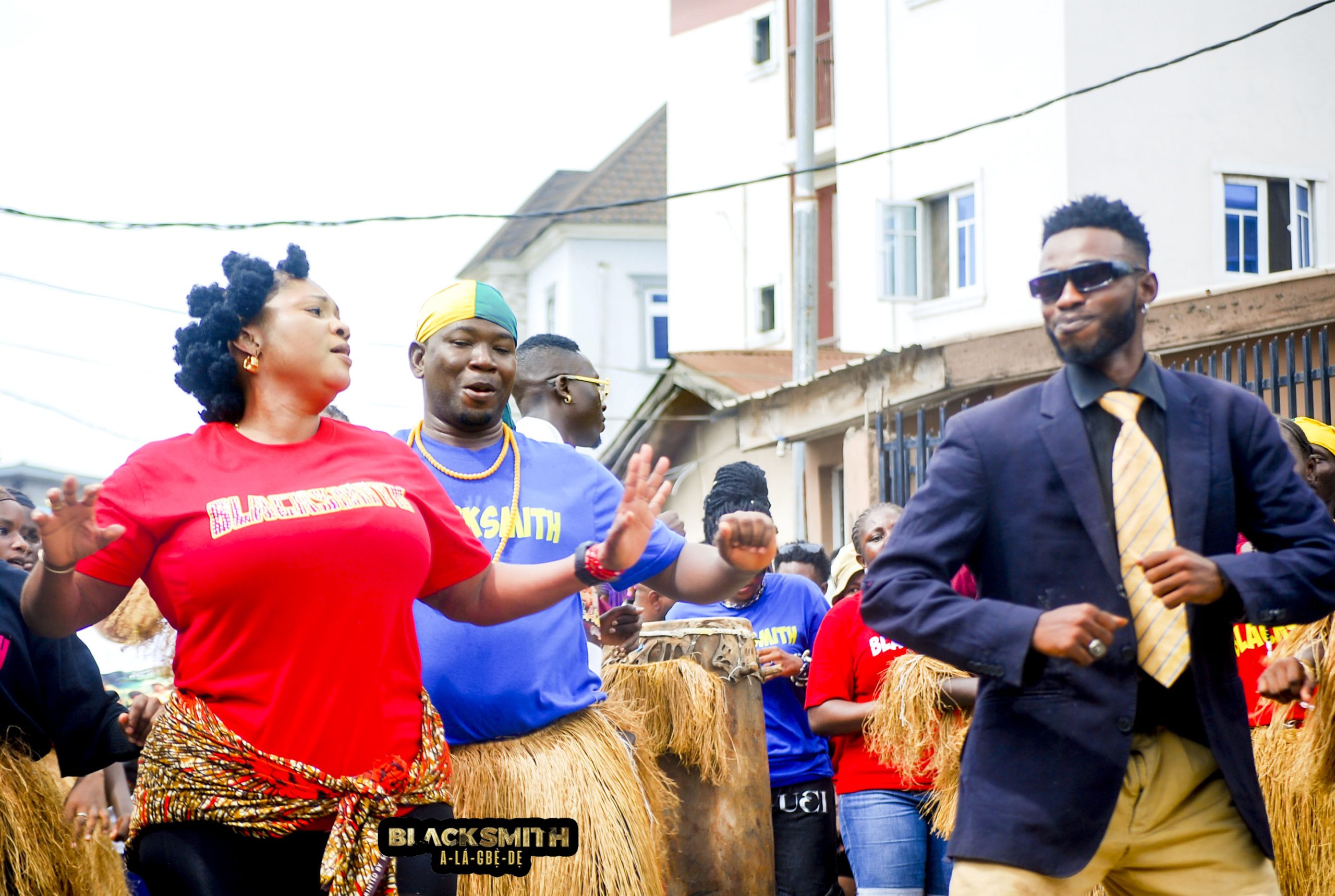 Jaiye Kuti’s new project BLACKSMITH (Alagbede) get April 19th for premiere as she organized 150 people carnival dance