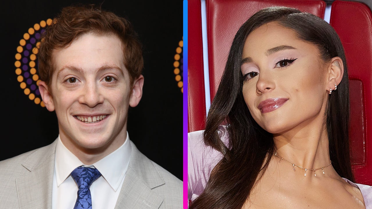 Ariana Grande and Ethan Slater pack on PDA in front of ‘Wicked’ co-ostars