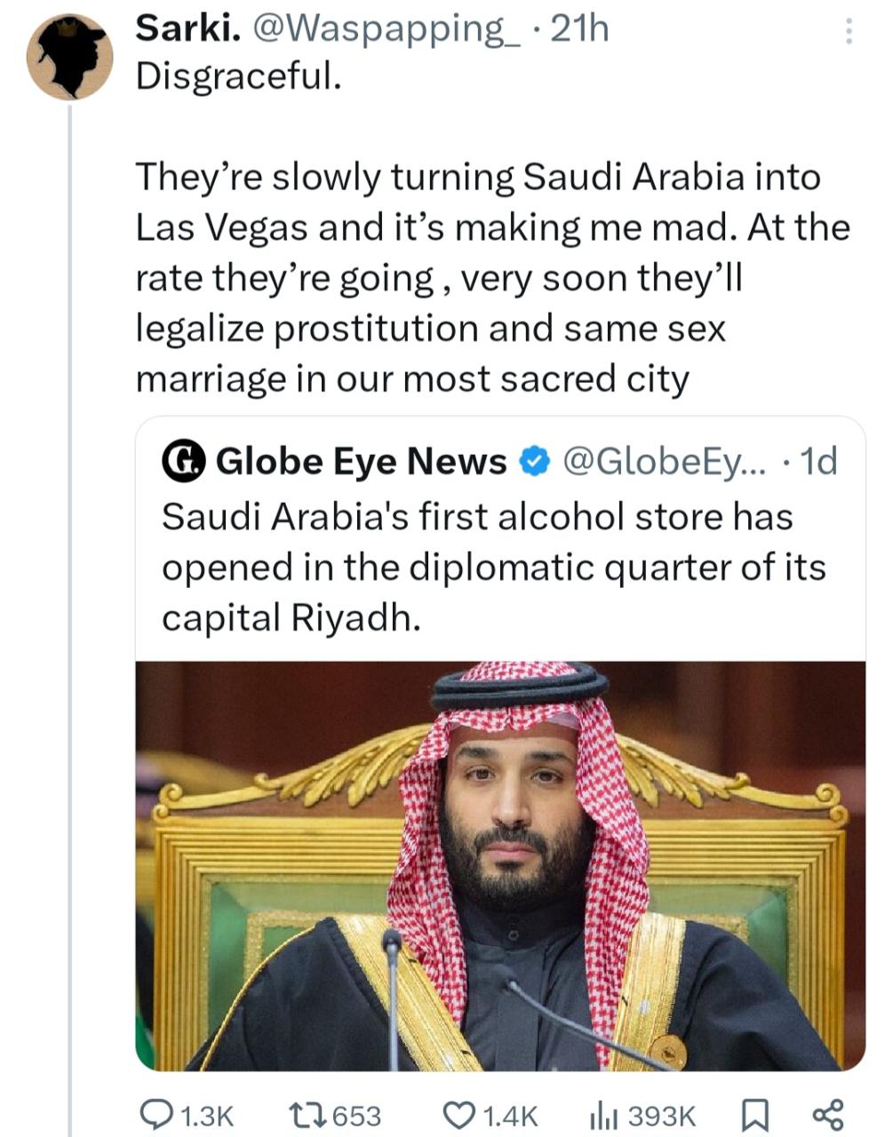 Nigerian Muslims read the riot act after Saudi Arabia opened its first alcohol store