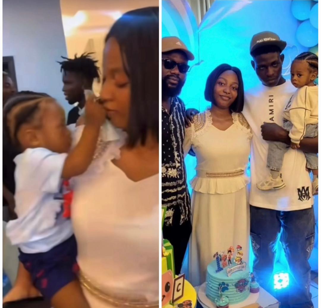 Photos and video from late Mobad’s son, Liam’s 1st birthday celebration
