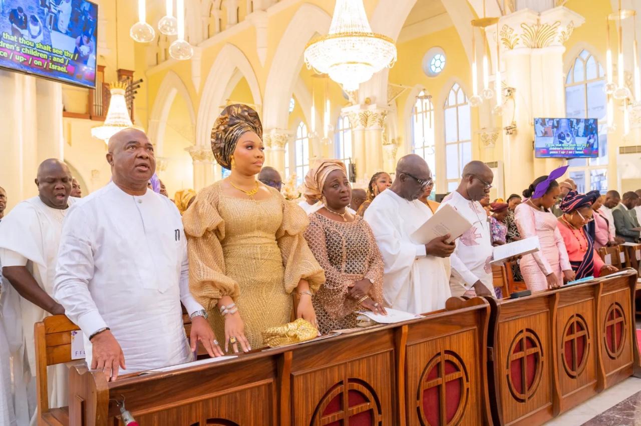 Oluremi Tinubu, Gov Abiodun, Gov Soludo, Gov Otti, Gov Adeleke, Gov Hope Uzodinma, others attend wedding of Governor Sanwo-Olu