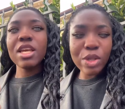 Life isn’t Nollywood – Lady says as she runs into her ex-boyfriend who now looks fresh and better off after dumping her for a Caucasian woman