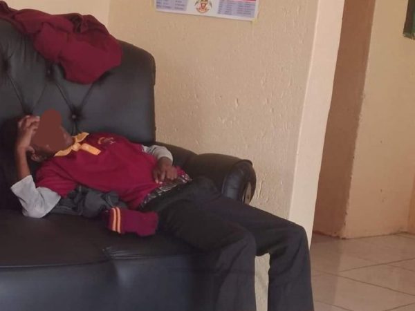 Boy refuses to go to school because of the unconventional shoes his grandmother bought for him