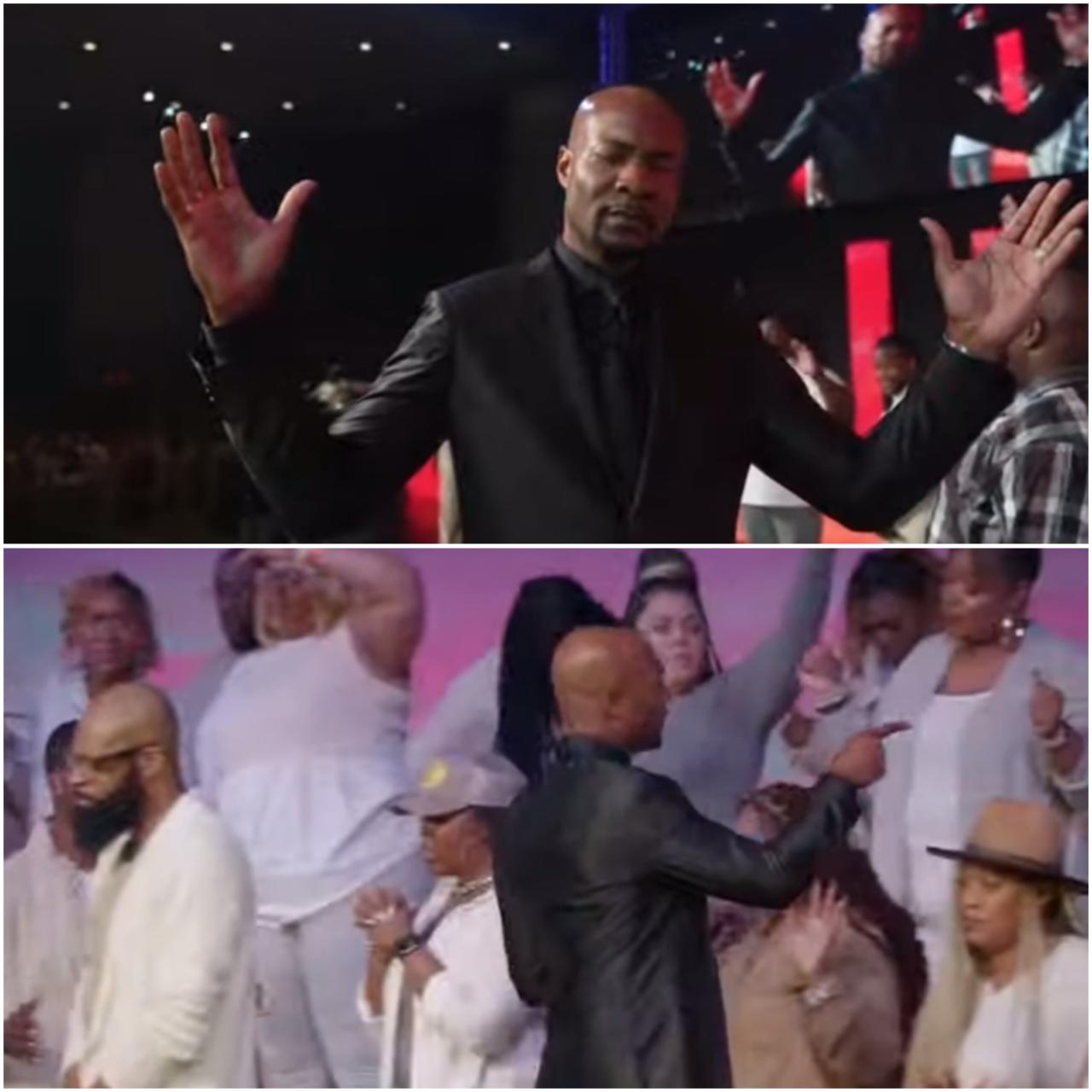 Social media users react to trending video of US pastor snapping his finger at woman and ordering her to ‘hush’ while worshipping God during service