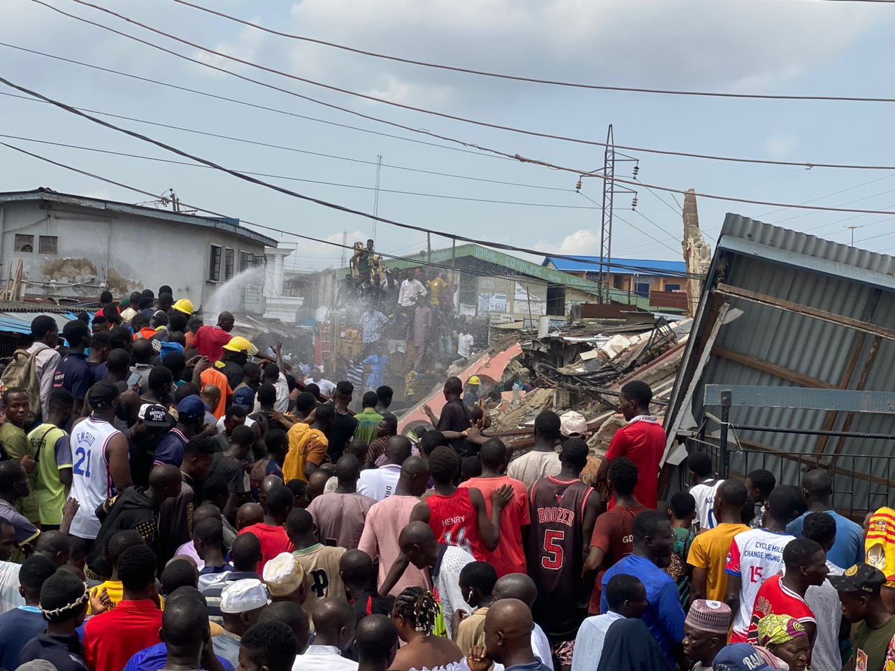 Many Worshippers feared dead as mosque collapses during prayers in Lagos