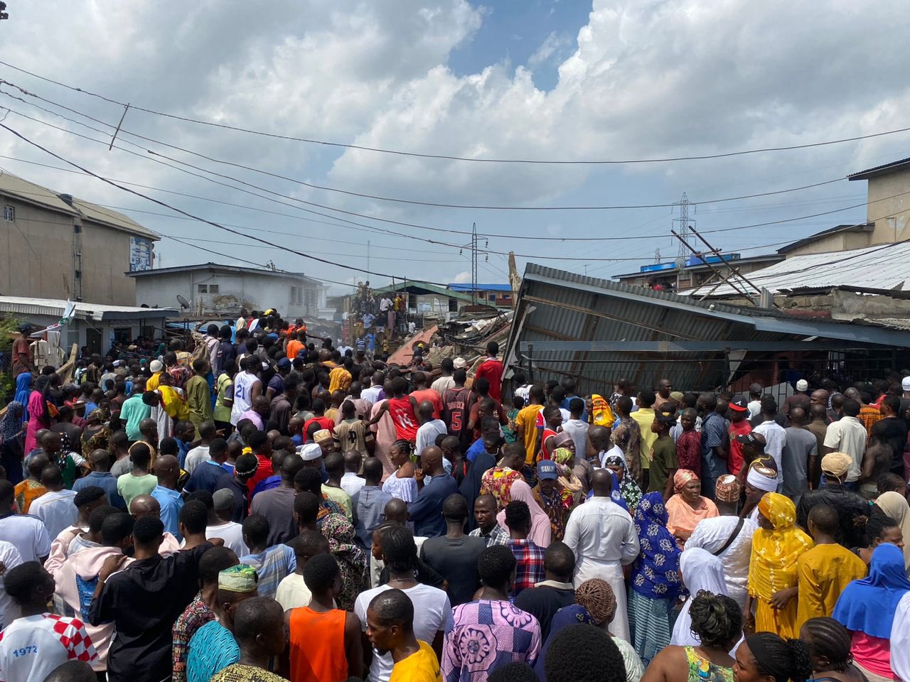 Many Worshippers feared dead as mosque collapses during prayers in Lagos