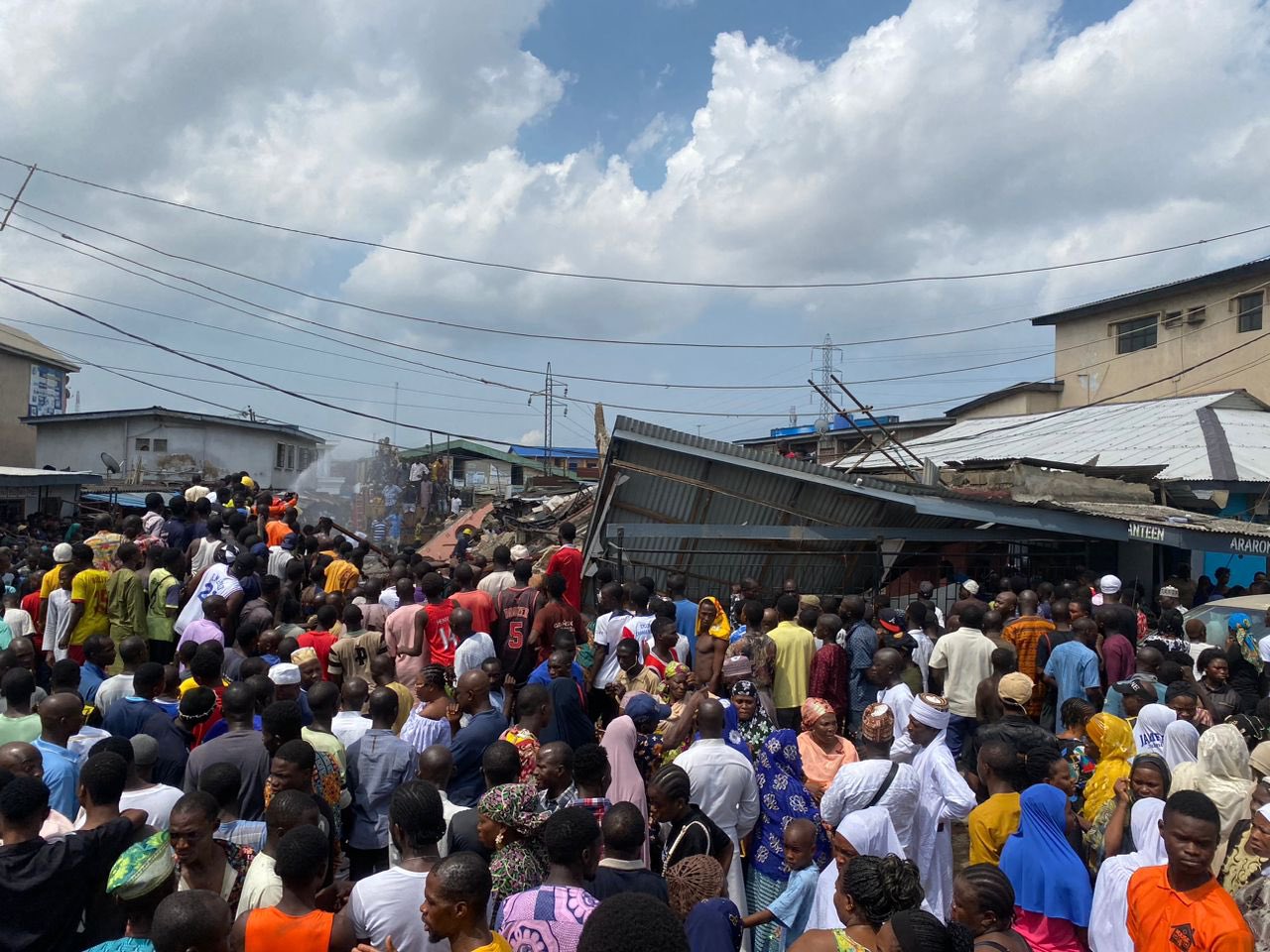 Many Worshippers feared dead as mosque collapses during prayers in Lagos