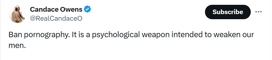 Rapper Cardi B defends porn after media personality Candace Owens called for a total ban