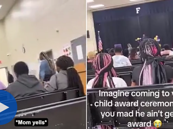 Mum disrupts school awards ceremony after her son didn’t win any prize