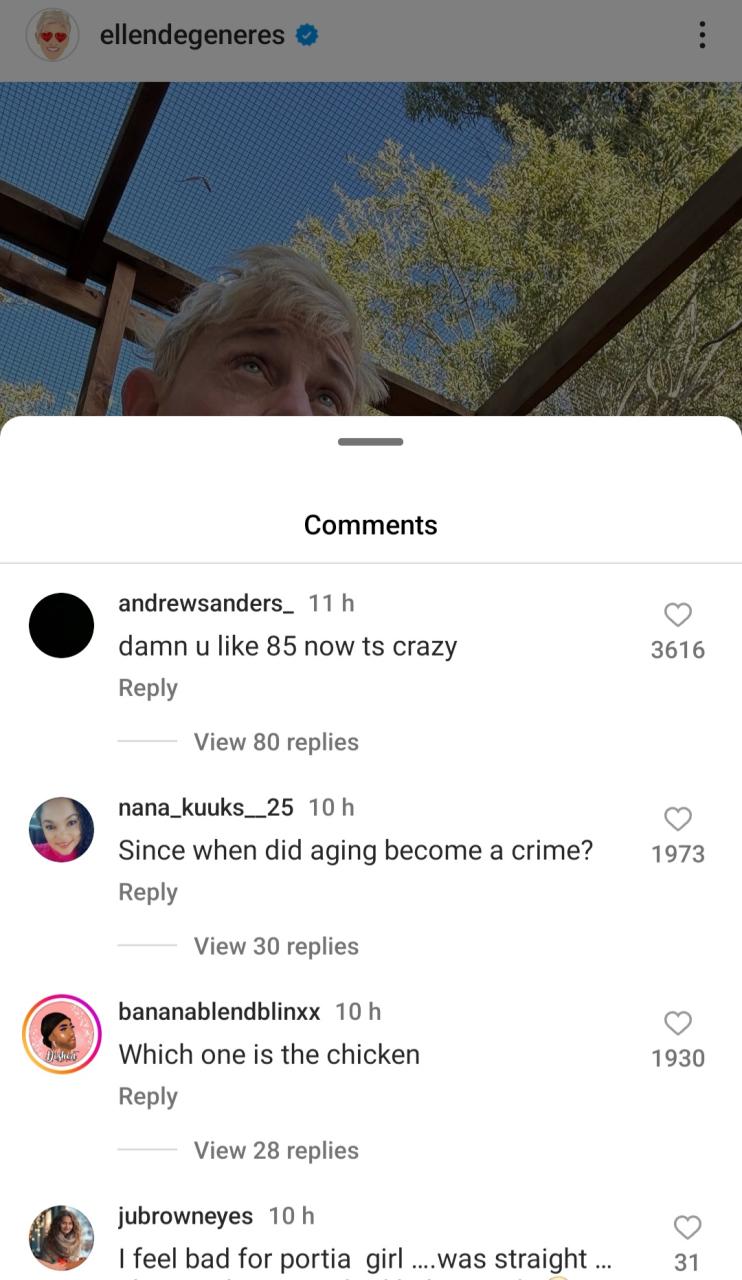 Ellen DeGeneres shamed for looking old in new photo