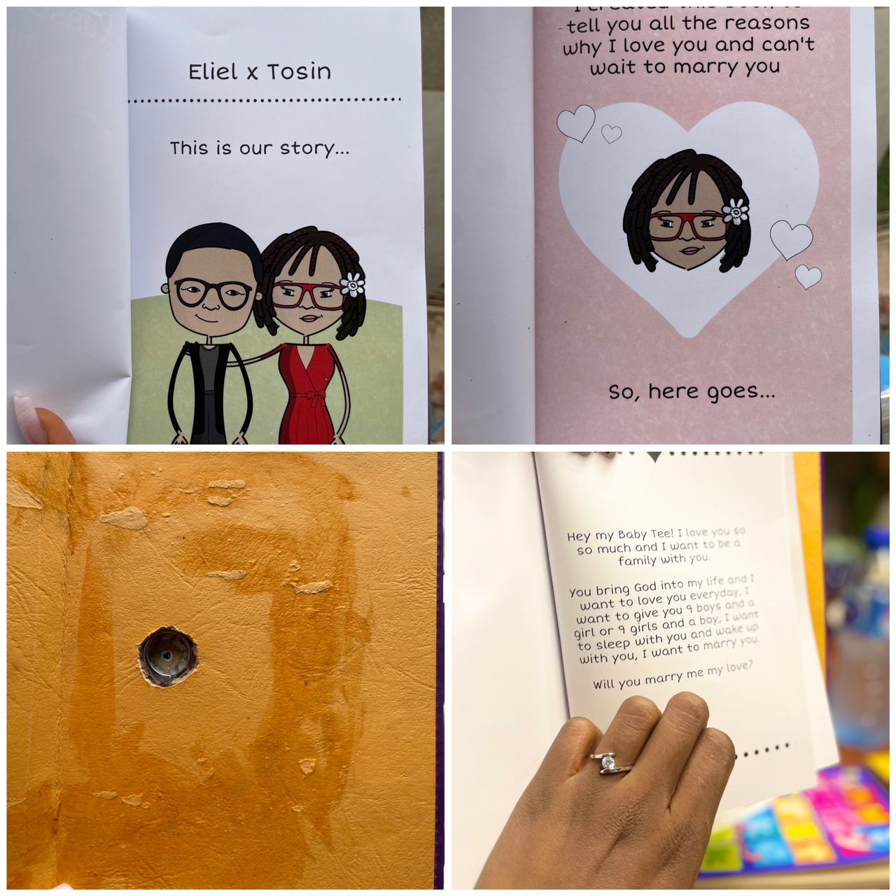 Nigerian lady who loves to read gets proposed to with a 42-page book
