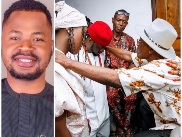 Young guys of nowadays lack respect because of money in their possession- Delta governor’s aide knocks Paul Okoye for wearing a cap while an elderly man prayed at his wedding introduction