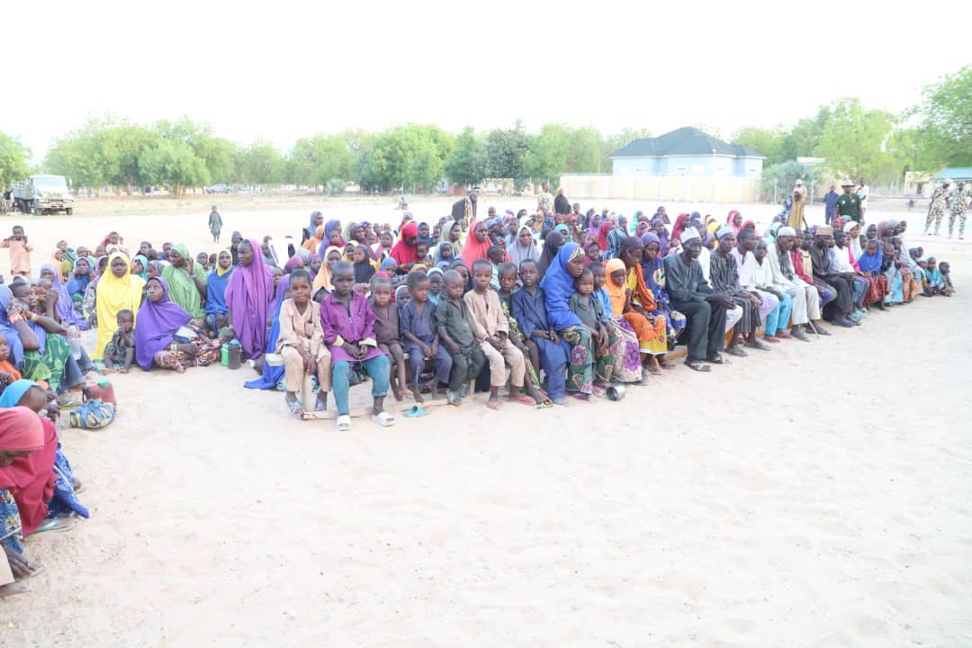 Sambisa forest operations: Nigerian Army hands over 350 rescued persons to Borno Government