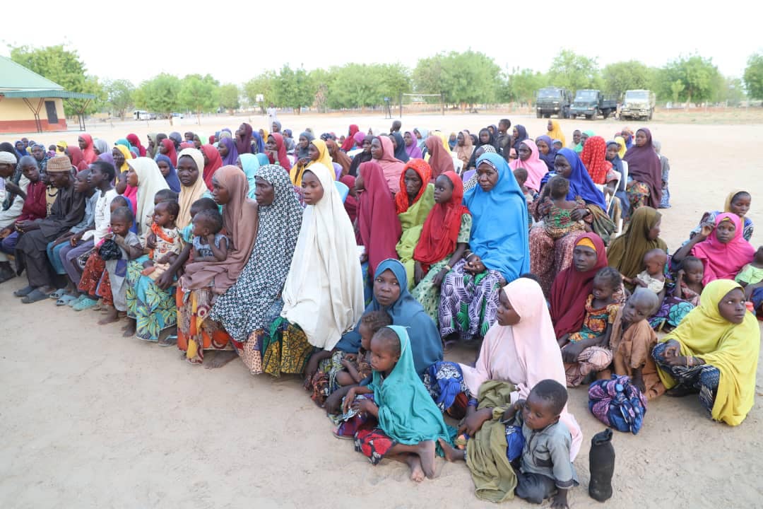 Sambisa forest operations: Nigerian Army hands over 350 rescued persons to Borno Government