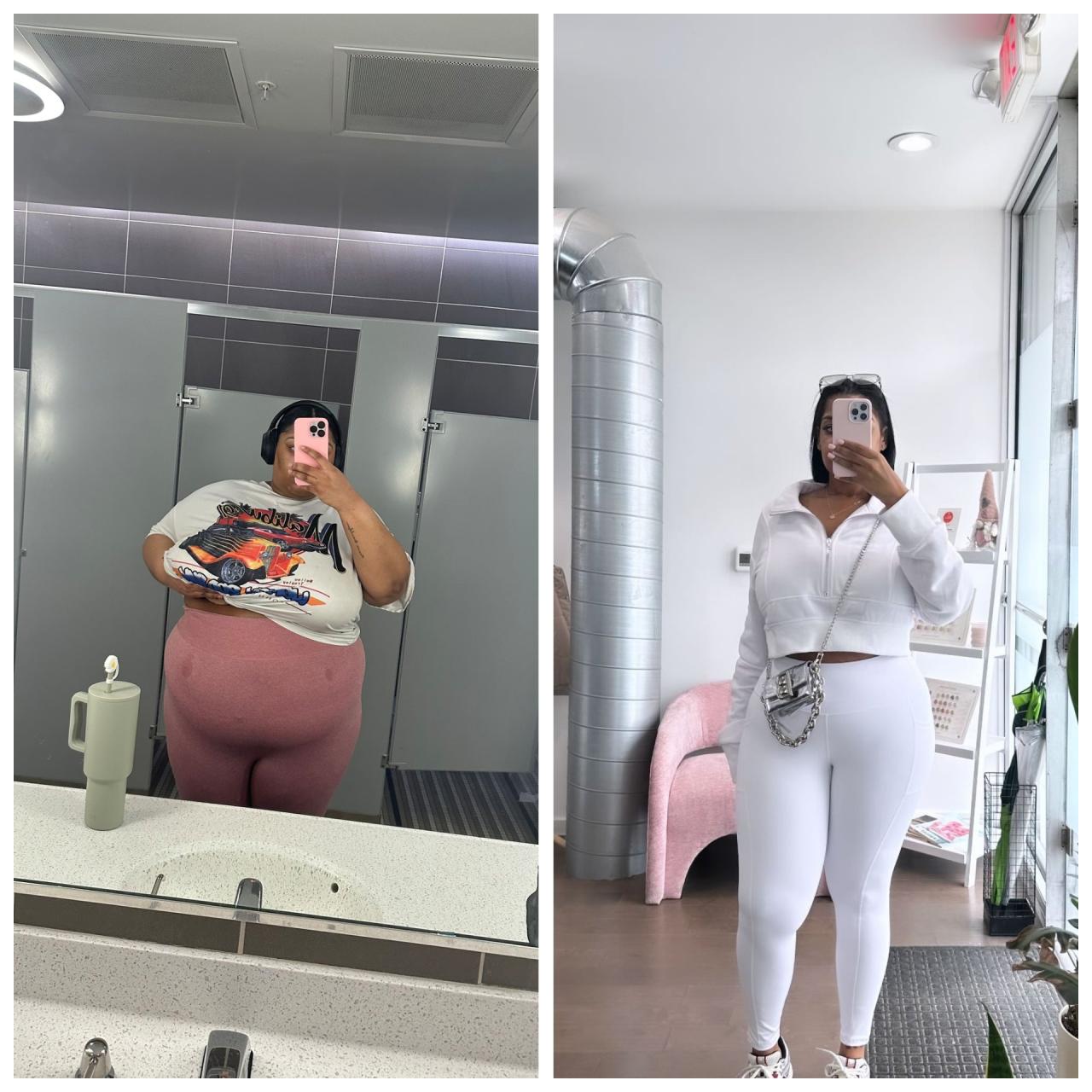 Woman shows off her stunning weight loss transformation