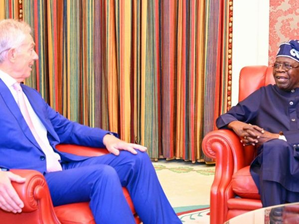 Tony Blair visits President Tinubu (photos)