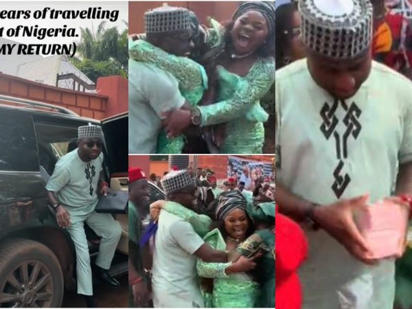 Nigerian man returns home ‘a big man’ after 9 years abroad