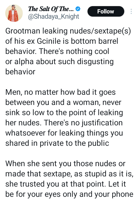 Outrage as popular South African forex trader allegedly leaks his ex-fianc�e