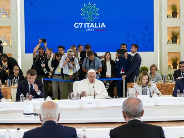 Pope Francis makes history as the first pope to attend the G7 summit, raises alarm about AI