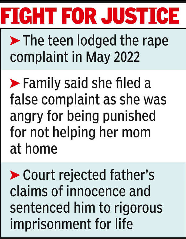 Shunned by own family, 15-yr-old fights alone to send dad to jail for rape