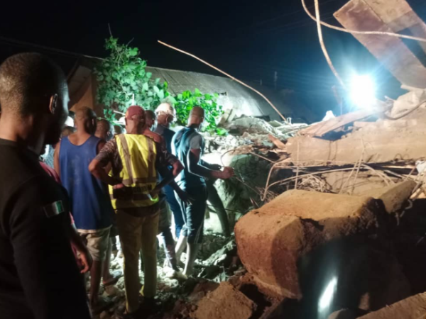 Two rescued as 3-storey building collapses inside Alex Ekwueme Federal University Teaching Hospital