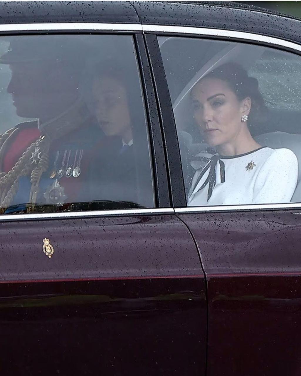 Kate Middleton makes first public appearance since cancer diagnosis as she attends Trooping the Colour (photos/videos)