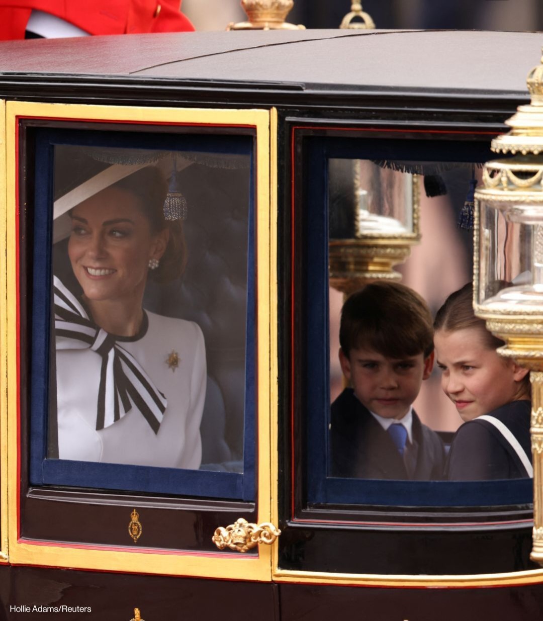 Kate Middleton makes first public appearance since cancer diagnosis as she attends Trooping the Colour (photos/videos)