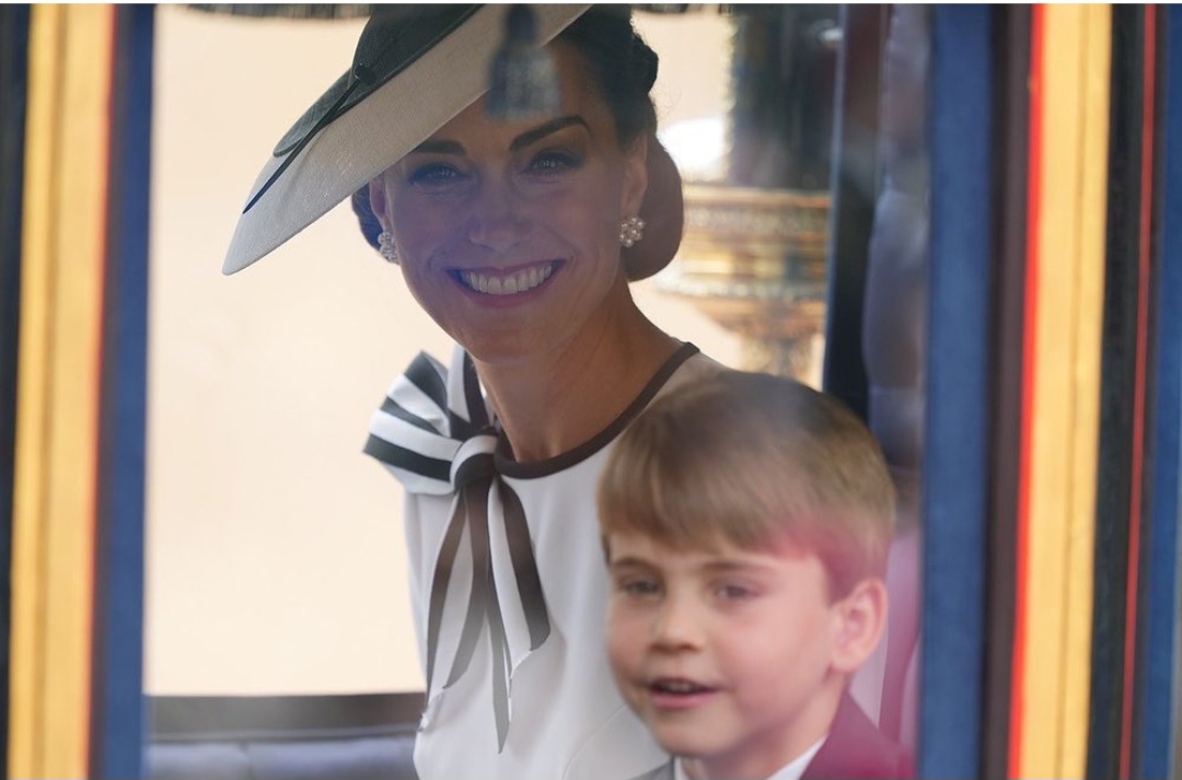 Kate Middleton makes first public appearance since cancer diagnosis as she attends Trooping the Colour (photos/videos)