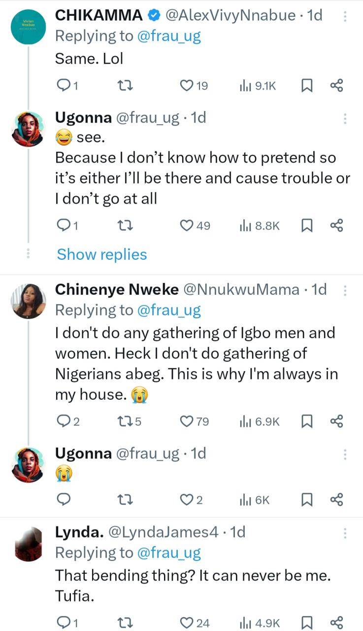 Igbo women share why they avoid attending traditional events and joining their village groups
